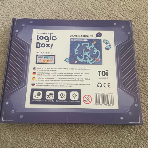Toi World Logic Box interstellar board game like new