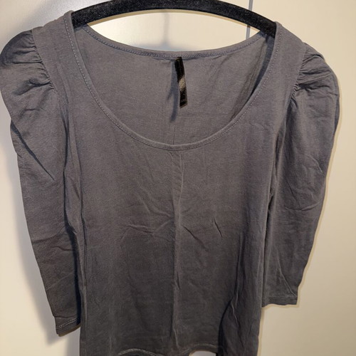 T-shirt used, dark gray, size S