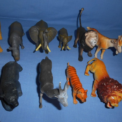 Animal figures used, set of 21 pieces