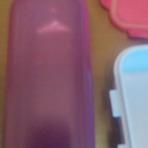 Tupperware water bottle and Barbie food container like new set