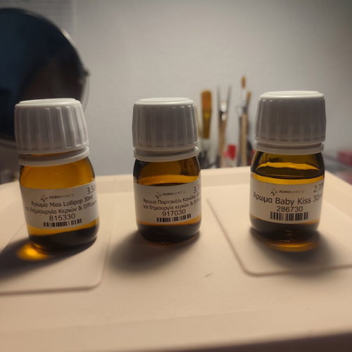Aromatic oils for candles and soaps set of 3, like new
