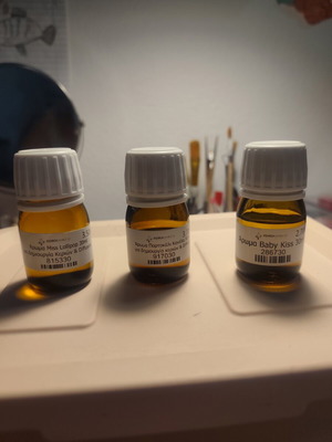 Aromatic oils for candles and soaps set of 3, like new