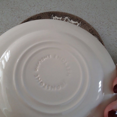 Vintage English pasta set like new