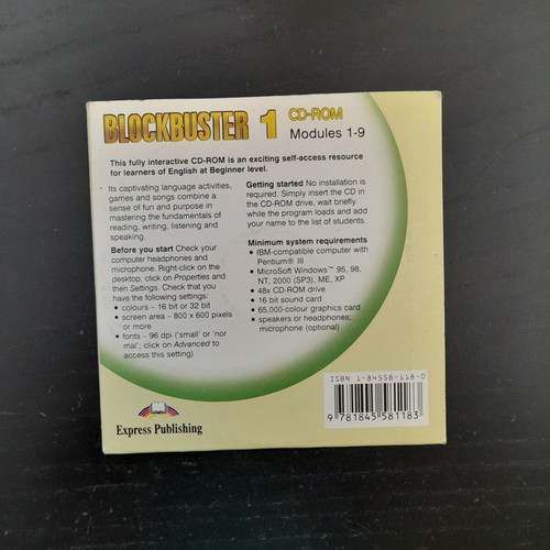Blockbuster 1 Modules 1-9 CD-ROM new