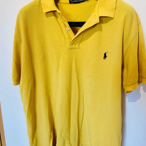Ralph Lauren men's polo like new, yellow, size L