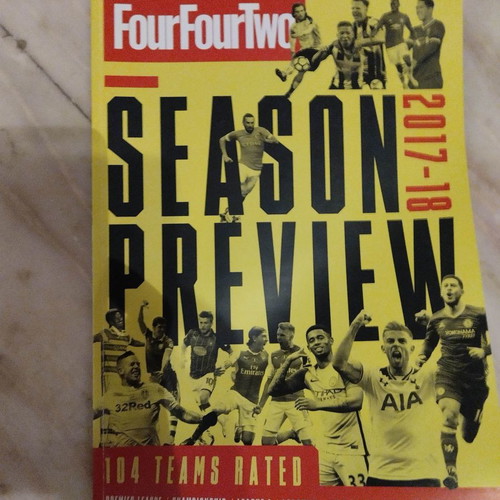 Four Four Two Season 2017-18 special edition in excellent condition