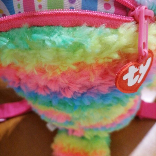 Owen 2018 TY plush owl backpack like new
