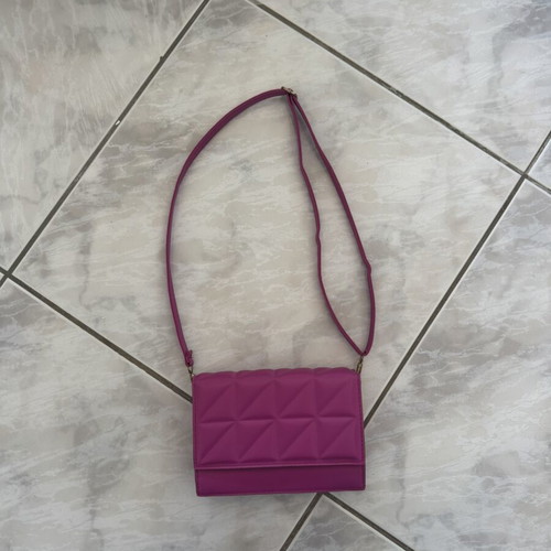 Shoulder bag like new, pink