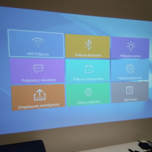Powertech PT-984 Native Full HD Projector with Android and Speakers like new