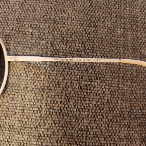 Dolce & Gabbana DG 2075 Aviator sunglasses like new, white