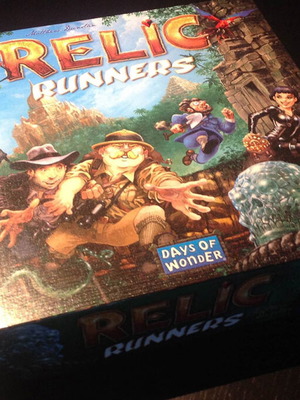 Relic Runners board game like new, complete