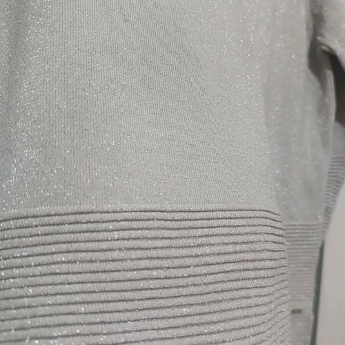 Shiny blouse 3/4 sleeve new, size S-M