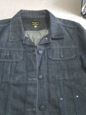 Pepe Jeans women's jacket new, black denim, size L
