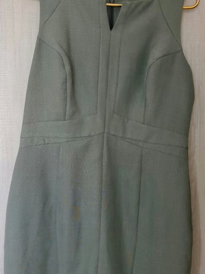 Γυναικείο φόρεμα γκρι αφόρετο, μέγεθος L / 40 / 12, πάνω από το γόνατο