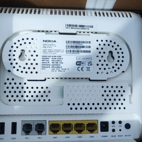 Nokia G-2425G-A GPON Optical Fiber Router like new
