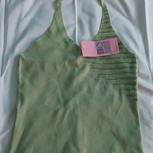 Bonn small green halter top