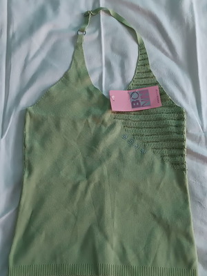 Bonn small green halter top
