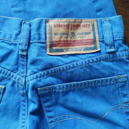 Diesel Jeans like new, bright blue, size 28