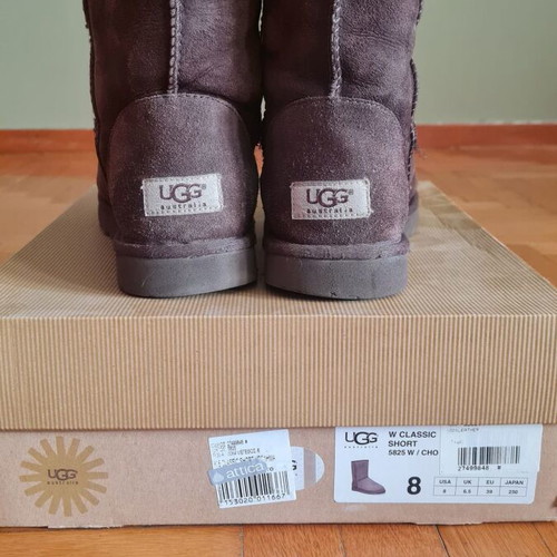 Ugg boots brown leather used, size 39