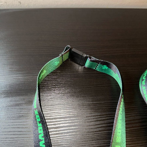 Panathinaikos Lanyards like new, green-black, set of 2