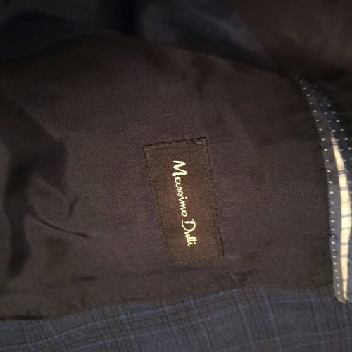 Massimo Dutti suit used, blue, wool, size 36/38