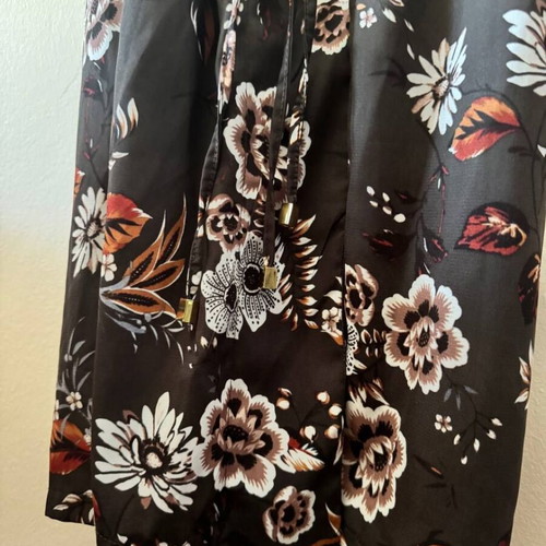 Sfera floral kimono maxi cardigan size S like new, brown and orange