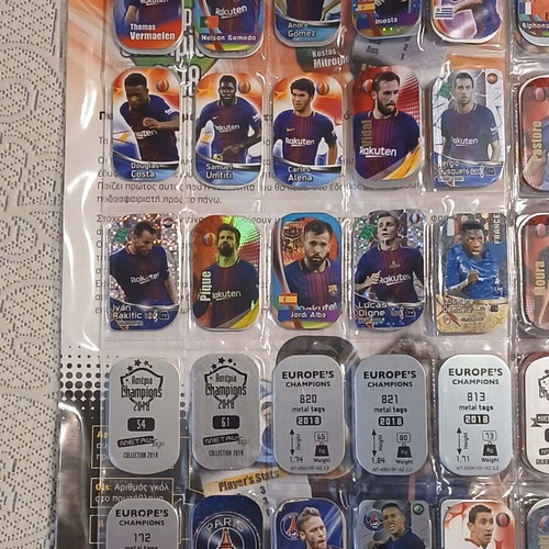 Metal Tags Stars Champions 2018 like new