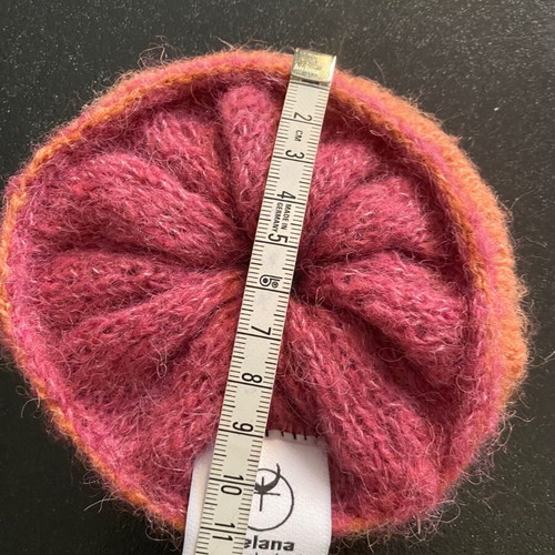 Πλεκτό scrunchie καινούργιο, μεταξωτό με διαφορετικό χρώμα σε κάθε πλευρά