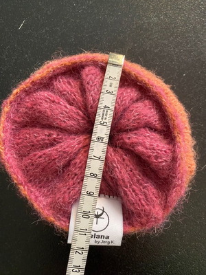 Πλεκτό scrunchie καινούργιο, μεταξωτό με διαφορετικό χρώμα σε κάθε πλευρά