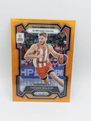 2023-24 Euroleague Prizm Thomas Walkup orange card new