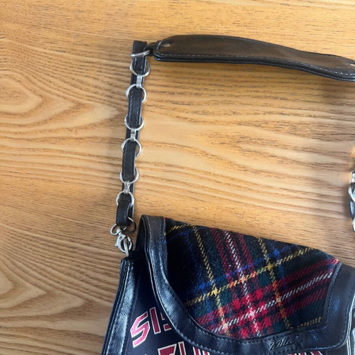 Killah "Sister of Thunder" vintage shoulder bag with chain, 90s Y2K grunge