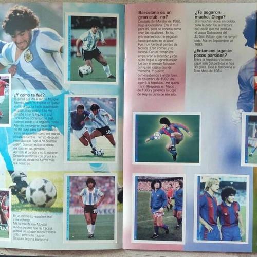 Diego Armando Maradona album like new, limited edition