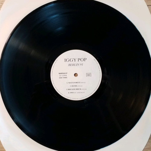 Iggy Pop Berlin 91 vinyl used, 2LP, rock