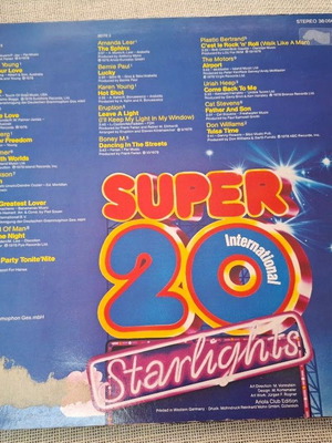Super 20 International Starlights LP βινύλιο άλμπουμ