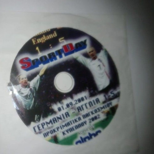 DVD Germany-England 1-5 World Cup Qualifiers 2002 new