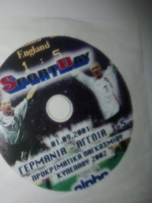DVD Germany-England 1-5 World Cup Qualifiers 2002 new