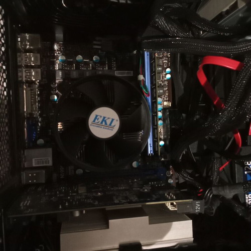 MSI H61M-P31 motherboard bundle with Intel i5 2320, 8GB RAM, NVIDIA GTX 650 1GB