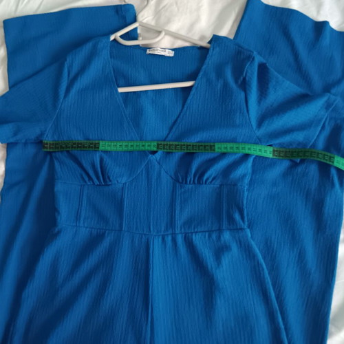 Stradivarius jumpsuit small, like new, blue