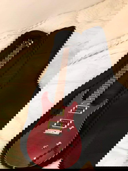 Ηλεκτρική Κιθάρα Harley Benton CST-24 Black Cherry Flame Deluxe