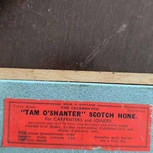 Vintage Tam O'Shanter Scotch Hone knife sharpener used