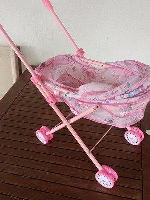 Toy stroller metal foldable like new