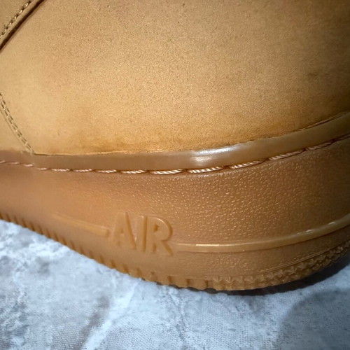 Nike Air Force 1 High Flax like new, size 46, beige brown