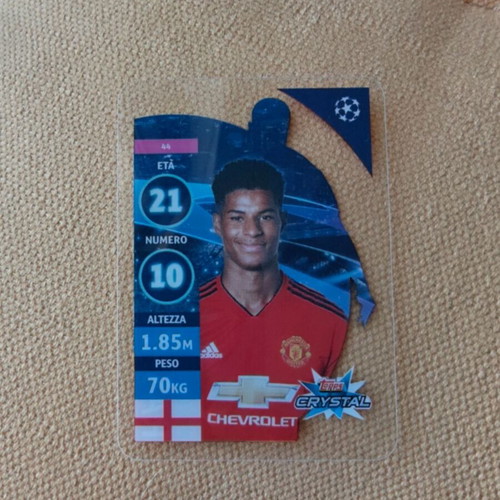 Marcus Rashford Manchester United 2018-19 Topps Crystal UCL No. 44 used