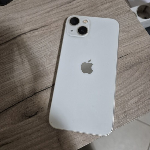 Apple iPhone 13, 128GB, white, used, with 3 cases
