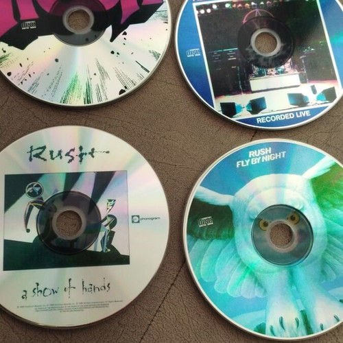 Rush rock CD set used, 17 discs without covers