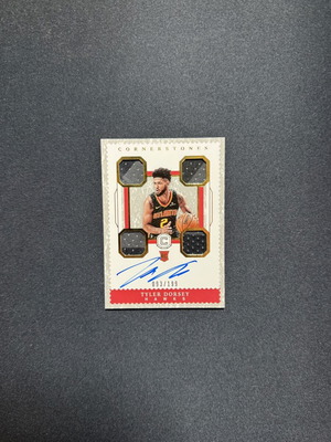 2017-18 Panini Cornerstones Tyler Dorsey Rookie Patch Auto Card like new