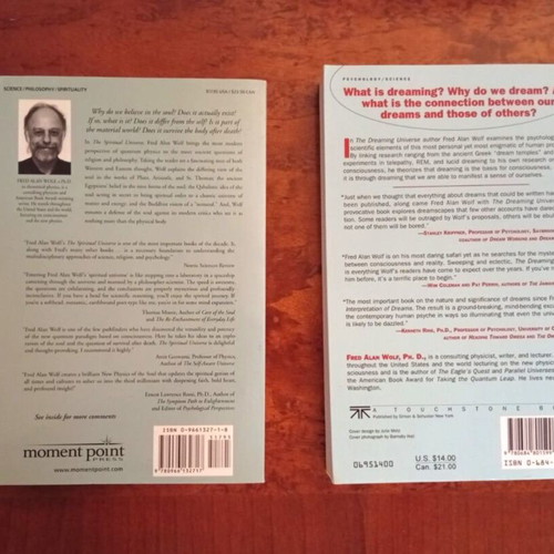 Fred Alan Wolf Collection of 8 Books on Quantum Physics and Consciousness like new