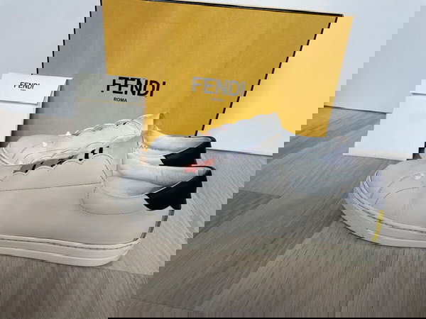 Fendi δερμάτινα αθλητικά παπούτσια 37.5