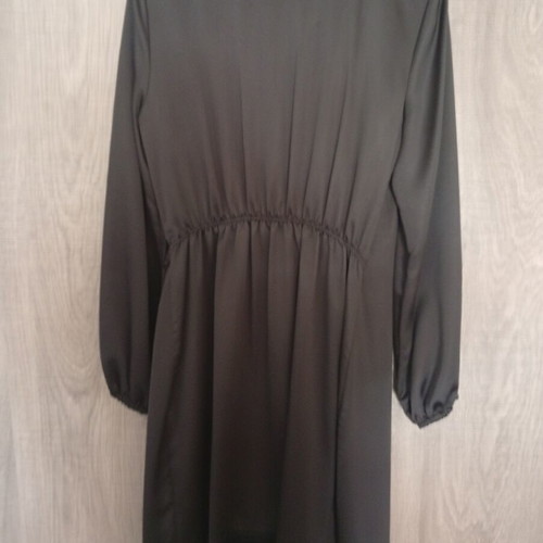 Desirée satin dress like new, size L, black