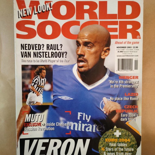 World Soccer November 2003 Magazine like new English edition